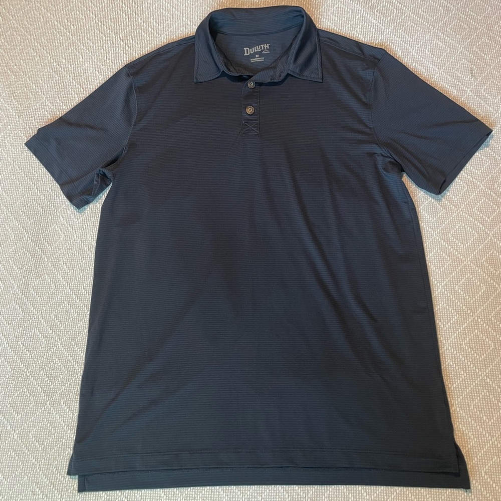 Duluth Trading Co. Men’s Funk No! Polo Shirt, Size Medium, Navy